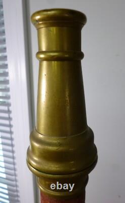Vintage Wrapped Brass 31 Callahan Co. Fire Hose Nozzle