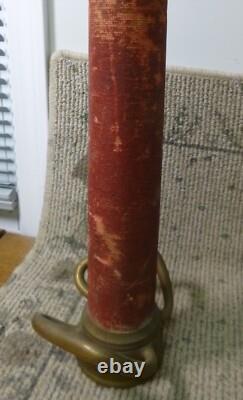 Vintage Wrapped Brass 31 Callahan Co. Fire Hose Nozzle