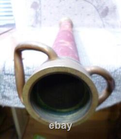 Vintage Wrapped Brass 31 Callahan Co. Fire Hose Nozzle