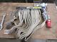 Vintage Allenco Fire Hose Bowes Hose Rack, Spanner, Brass Valves & Wall Cabinet