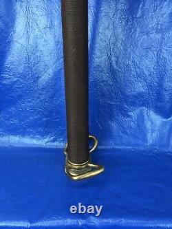 Vintage brass Powhatan 30 in. Play pipe & fire nozzle tip / 2 handles
