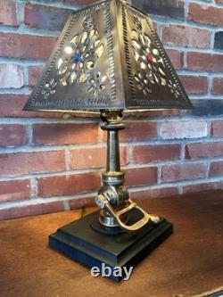 Vintage brass & copper Fire Hose Nozzle one-off custom steampunk art lamp