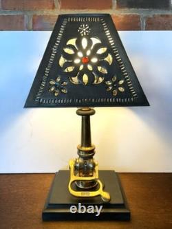 Vintage brass & copper Fire Hose Nozzle one-off custom steampunk art lamp