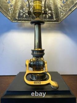 Vintage brass & copper Fire Hose Nozzle one-off custom steampunk art lamp