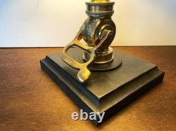 Vintage brass & copper Fire Hose Nozzle one-off custom steampunk art lamp