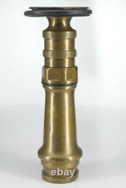 Vintage brass fire nozzle, large Universal