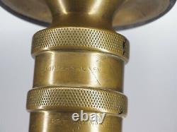 Vintage brass fire nozzle, large Universal