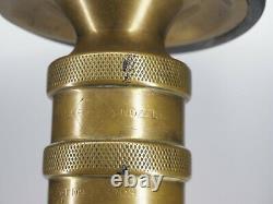 Vintage brass fire nozzle, large Universal