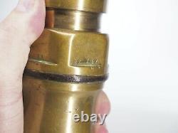 Vintage brass fire nozzle, large Universal