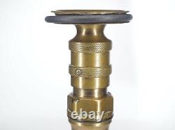 Vintage brass fire nozzle, large Universal