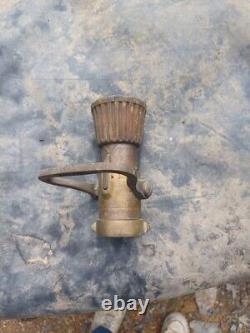 Vintage elkhart brass fire nozzle