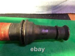 Vintage rare Brass Chicago 1931 Fire Nozzle with Handles Dated 11-30-31