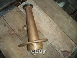 Vtg 1940's American La France Poweron Fire Hose Nozzle Elmira NY. Model P 10A