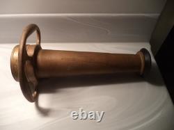 Vtg 1940's American La France Poweron Fire Hose Nozzle Elmira NY. Model P 10A
