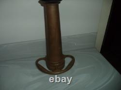 Vtg 1940's American La France Poweron Fire Hose Nozzle Elmira NY. Model P 10A
