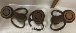 Vtg 1940's American La France Poweron Fire Hose Nozzles Lot of 3