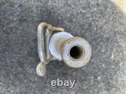 Vtg Akron Ball Solid Brass Fire Hose Nozzle Marked Engine 3 1746608 2283985