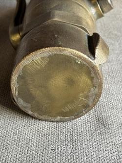 Vtg Akron Brass Fire Hose Nozzle USN United States Navy Water FogWeight 18 lb