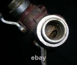 Vtg Akron Brass Wooster, Ohio Fire Hydrant Water Thief Wye Splitter 3 x (2)1.5