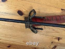 Vtg Allen Underwriter Brass Fire Nozzle Red 30 Firefighter Collectible Movie Pr