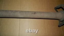 Vtg Antique Fireman's Fire Truck Large Cord Wrapped Playpipe + Brass Hose Nozzle