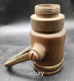 Vtg Elkhart Brass Mgf 3 STAGE 16.5 Pat Pending Dual Butterfly FIRE HOSE NOZZLE