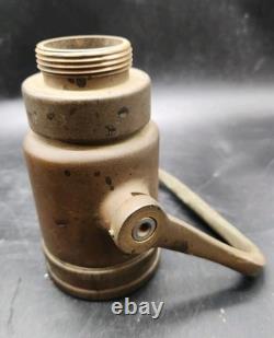 Vtg Elkhart Brass Mgf 3 STAGE 16.5 Pat Pending Dual Butterfly FIRE HOSE NOZZLE