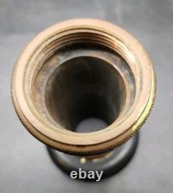 Vtg Elkhart Brass Mgf 3 STAGE 16.5 Pat Pending Dual Butterfly FIRE HOSE NOZZLE