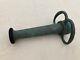 Vtg Elkhart Fire Fighter 10 Brass Fire Hose Nozzle & Handle Lps-200 No-shock