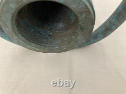 Vtg Elkhart Fire Fighter 10 Brass Fire Hose Nozzle & Handle LPS-200 No-Shock