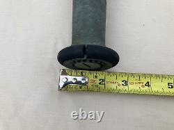 Vtg Elkhart Fire Fighter 10 Brass Fire Hose Nozzle & Handle LPS-200 No-Shock