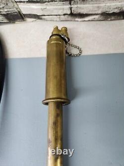 Vtg Firefighter INDIAN D. B. SMITH Brass Fire Pump Cleanup Backpack Hose Nozzle