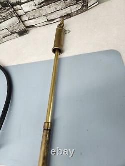 Vtg Firefighter INDIAN D. B. SMITH Brass Fire Pump Cleanup Backpack Hose Nozzle