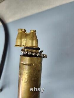 Vtg Firefighter INDIAN D. B. SMITH Brass Fire Pump Cleanup Backpack Hose Nozzle