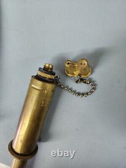 Vtg Firefighter INDIAN D. B. SMITH Brass Fire Pump Cleanup Backpack Hose Nozzle