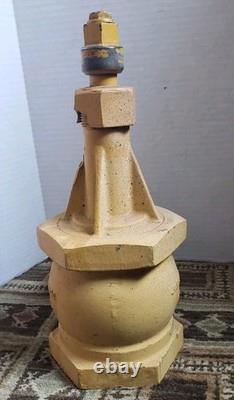Vtg James Jones Brass Fire Hydrant Head Top Valve Los Angeles 29lb Door Stop
