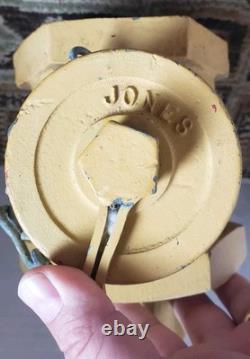Vtg James Jones Brass Fire Hydrant Head Top Valve Los Angeles 29lb Door Stop