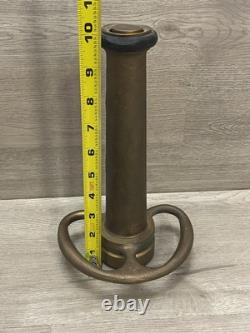 Vtg Poweron 10 Firefighter Fire Hose Nozzle Equipment