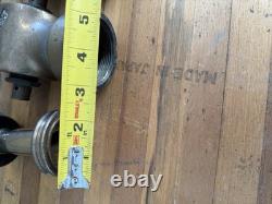 Vtg Set Of 4 Brass Fire Hose Nozzle RARE Parts Antique Old Fireman Collectible