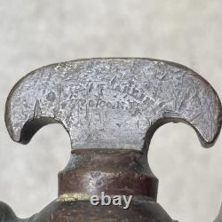 Vtg Solid Brass 19th Century Harlin Mfg Co High Pressure Fire Water Hose Nozzle