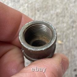 Vtg Solid Brass 19th Century Harlin Mfg Co High Pressure Fire Water Hose Nozzle