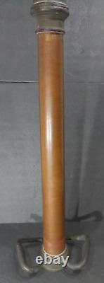 Vtg Solid Brass Powhatan B&I Works Fireman's Fire Truck Hose Nozzle 30 Cannon