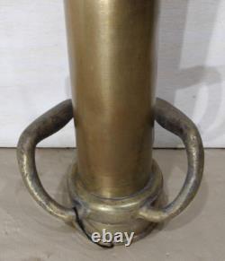 Vtg Solid Brass W. D. Allen Mfg. Co. Fireman's Fire Truck Hose Nozzle 30 Cannon