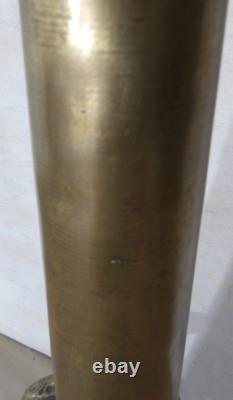 Vtg Solid Brass W. D. Allen Mfg. Co. Fireman's Fire Truck Hose Nozzle 30 Cannon