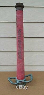 Vtg Underwriters Playpipe Fireman Hose Nozzle Firefighters Antique 26 Fire Dept