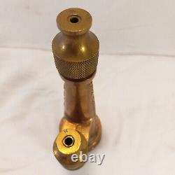 Vtg Western Fire Equipment No 14x570 Brass Forester Nozzle w 3/16, 3/8, 1/4 Tips