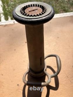 Vtgage Elkhart Fire Fighter 10 Brass Fire Hose Nozzle & Handle DPS-200