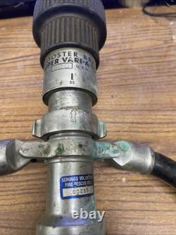 WOOSTER SUPER VARI-A-FOG FIRE NOZZLE Chrome over BRASS
