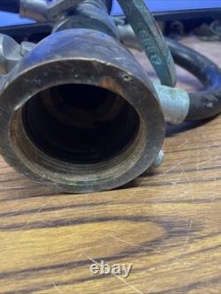 WOOSTER SUPER VARI-A-FOG FIRE NOZZLE Chrome over BRASS