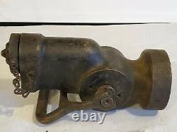WW2 1940s Fire Nozzle 2 1/2 fog nozzle company USN stamped, model 354 waterfog